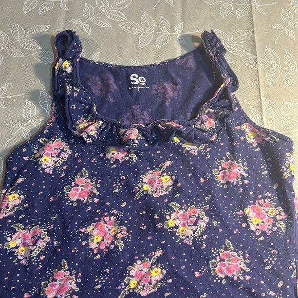 SO. Ladies Floral Tank Top. - Picture 2 of 5